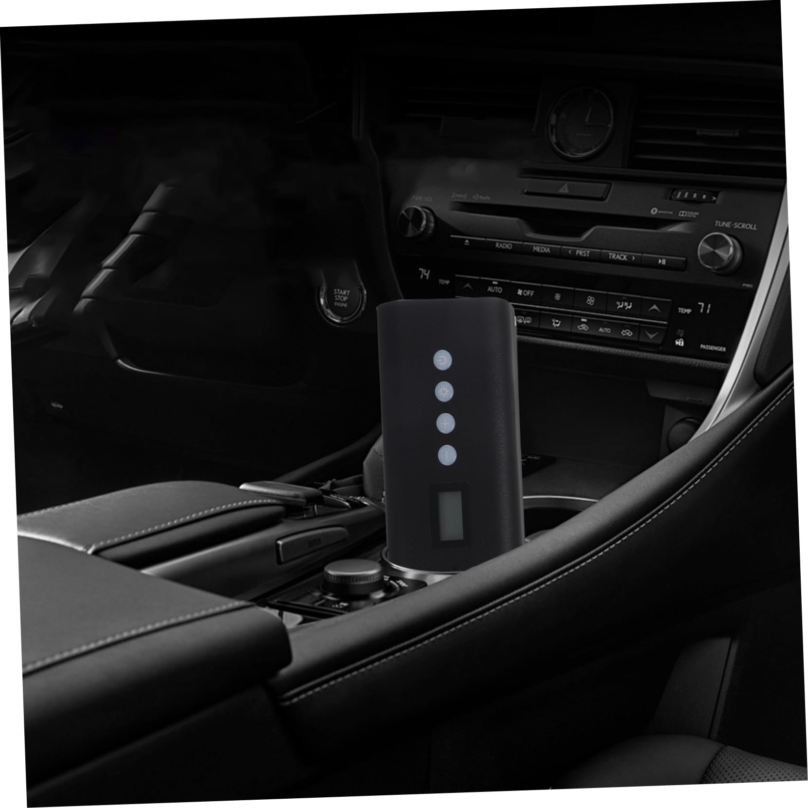 1 Juego bomba de aire inalámbrica bomba de inflado de coche inflator para inflables de inflado portátil cobre Black