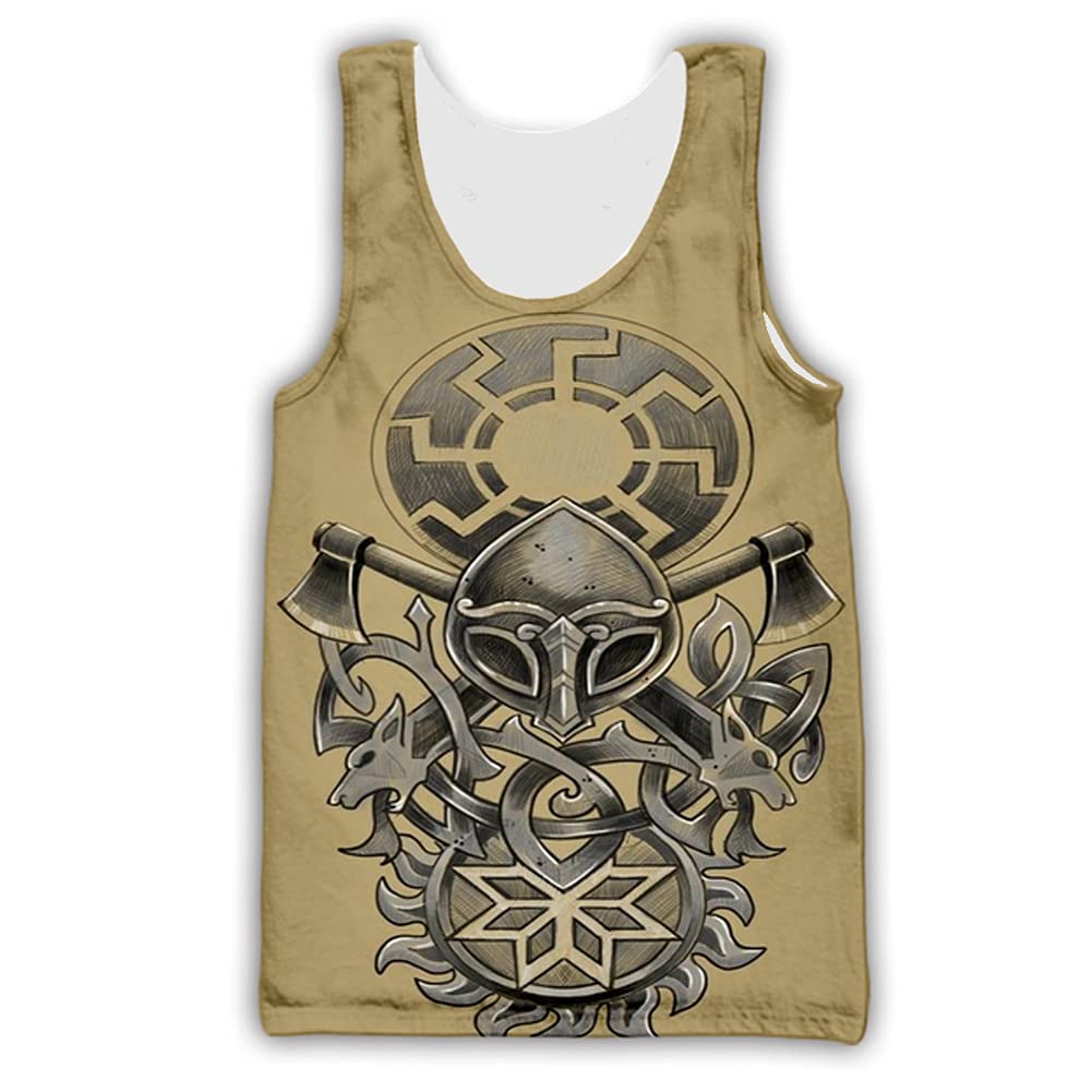 Débardeur viking odin anti-transpiration t-shirt été 3D