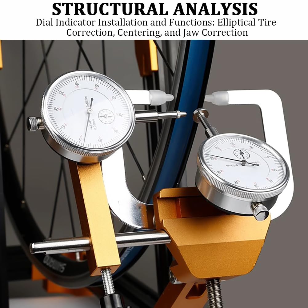 Balanceador Profesional De Ruedas Para Bicicletas, Juego De Ruedas Para Bicicletas De Carretera, Adecuado Para Ruedas De 14-29 Pulgadas, Equilibrador De Ruedas Portátiles Ajustables Y Plegables