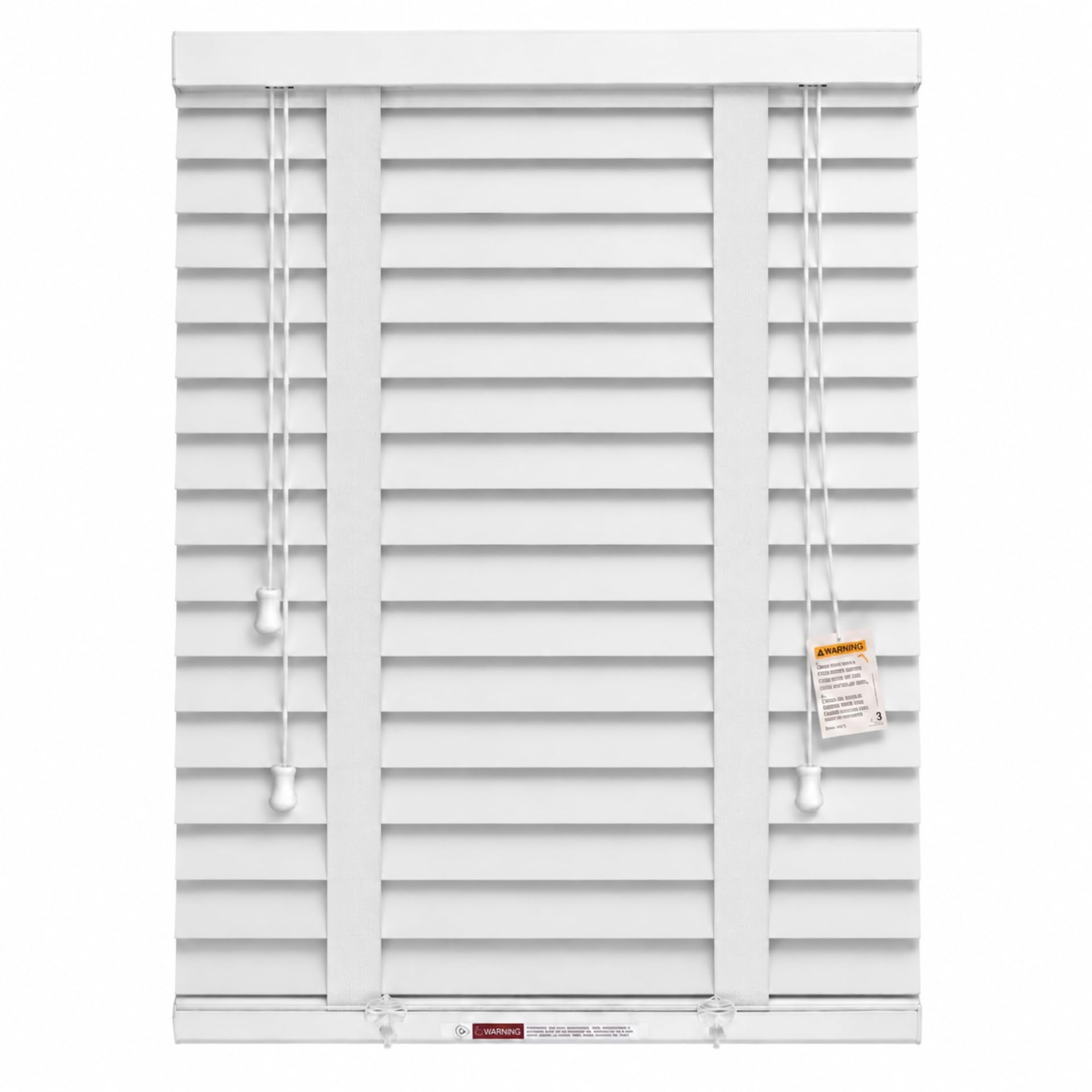 Rehan & Co Faux Wood Venetian Window Blind White Tape 170Wx150H cm
