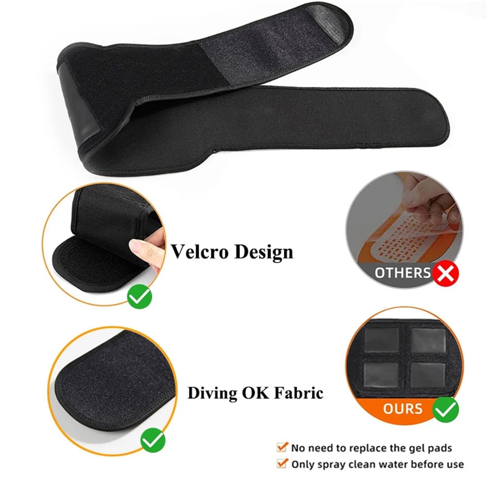 Ceinture abdominale – Ceinture portable pour homme et femme, facile à transporter et pratique pour un usage quotidien