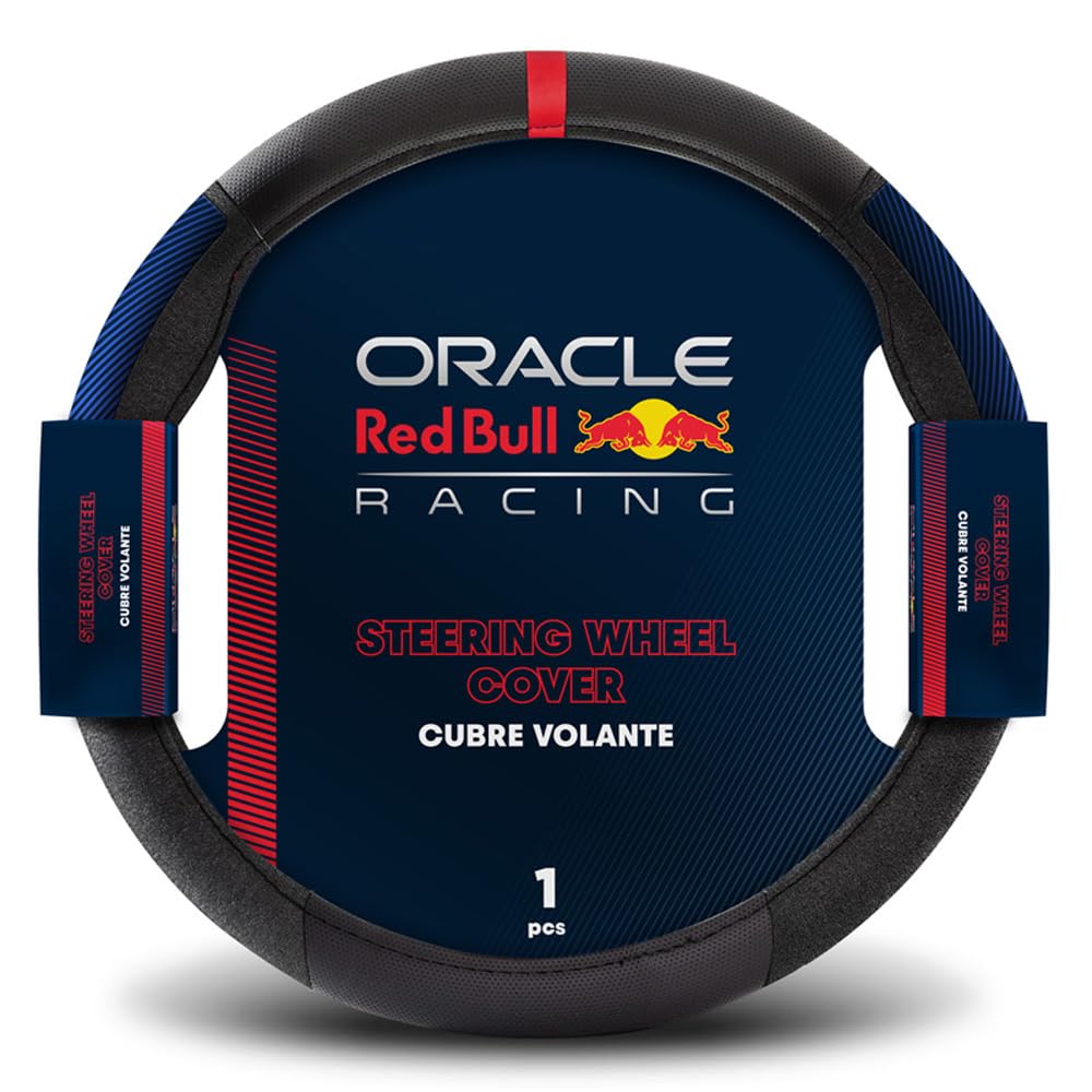 Red Bull Oracle Uniwersalny pokrowiec na kierownicę - typ 02 - czarny/czerwony/niebieski