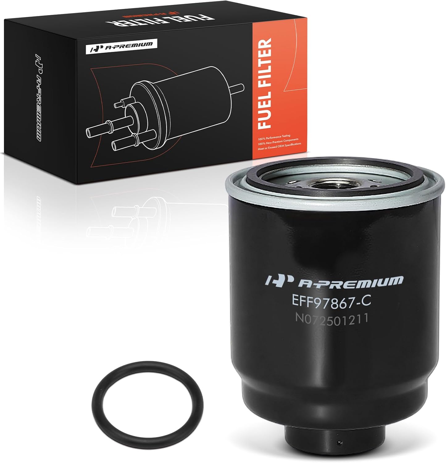 A-Premium Fuel Water Separator Filter Kit Compatible with Ram 2500, 3500, 4500, 5500, 2013 2014 2015 2016 2017 2018, 6.7L, Diesel, Replaces# 68197867AA, 68197867AB