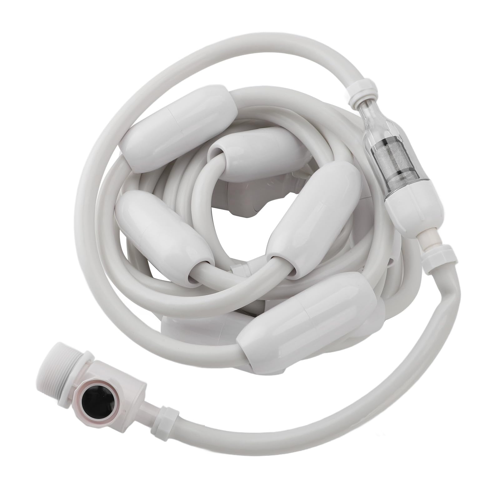 Haofy Tubo per Pulizia Piscina 30 Piedi PVC a Tenuta Stagna per Piscine Interrate Fuori Terra Tubo di Alimentazione per Piscina Costruzione Flessibile e Durevole Facile Manutenzione 1 Confezione
