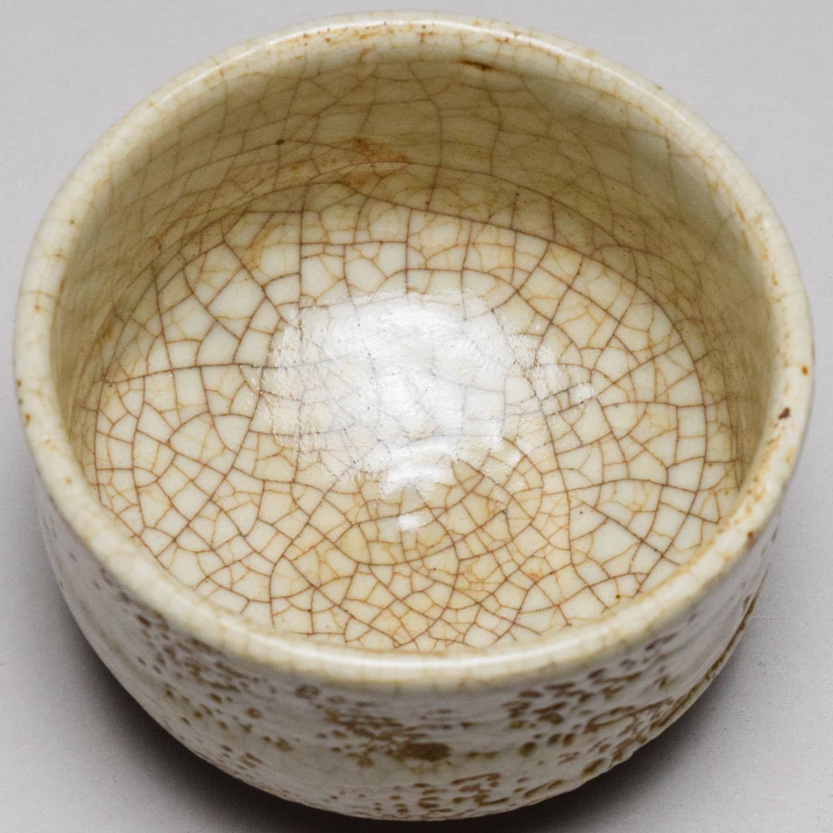 Amazon.co.jp: 加藤麦袋古瀬戸窯茶碗共箱茶道具抹茶碗箱底壊れ【e-089 