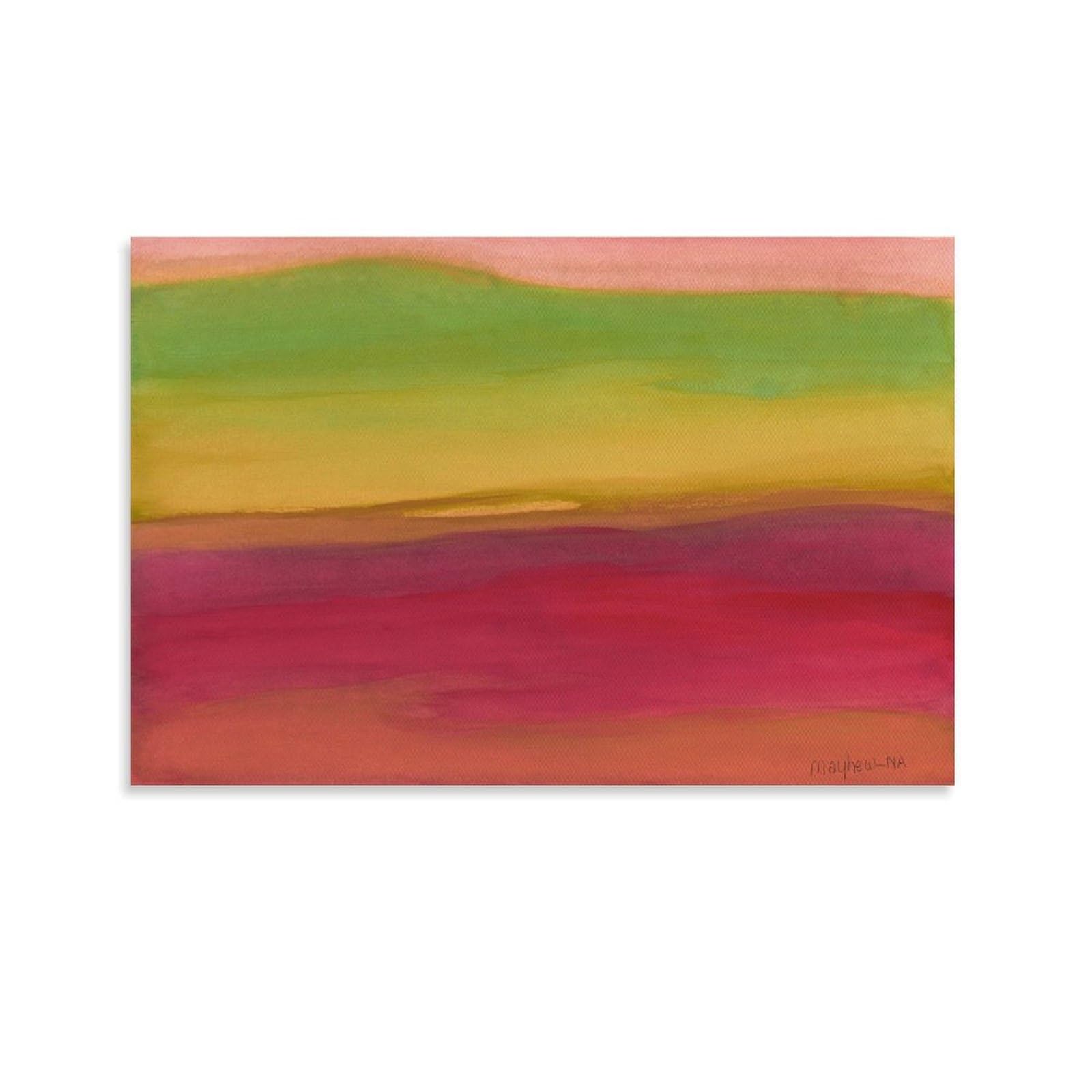 KLAGCBDF Richard Mayhew April Series Artworks Canvas Poster Wall Art Prints Home Modern Decor 20x30inch(50x75cm)