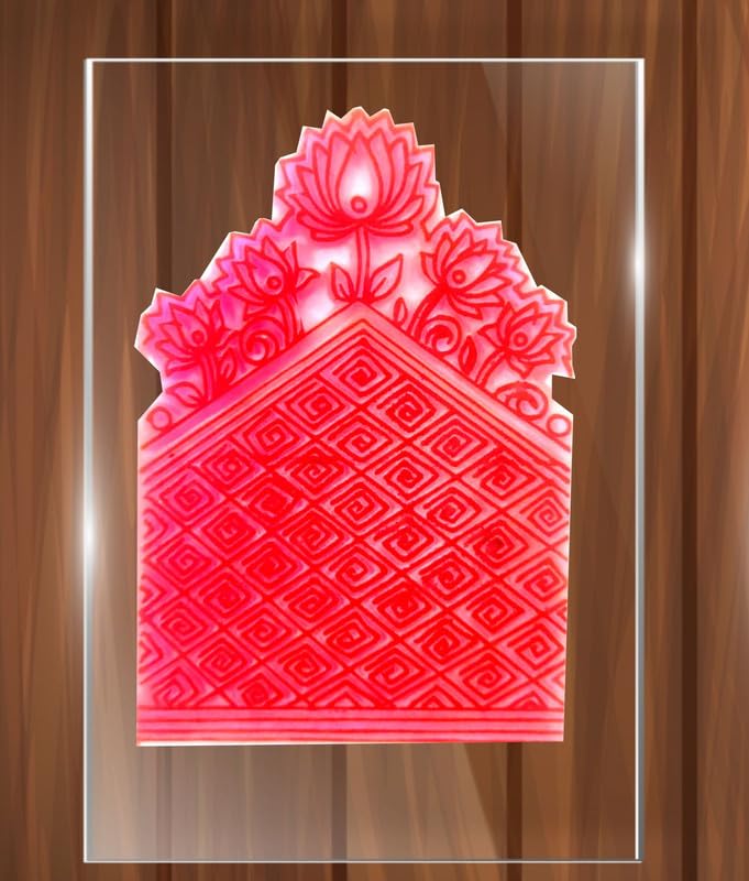 LIPIKA Mehandi Lotus Henna Designs Figure Stencil Tools for Your Beautiful Moments. (1 Piece: Size: 5x3.5 Inch)-picture-38