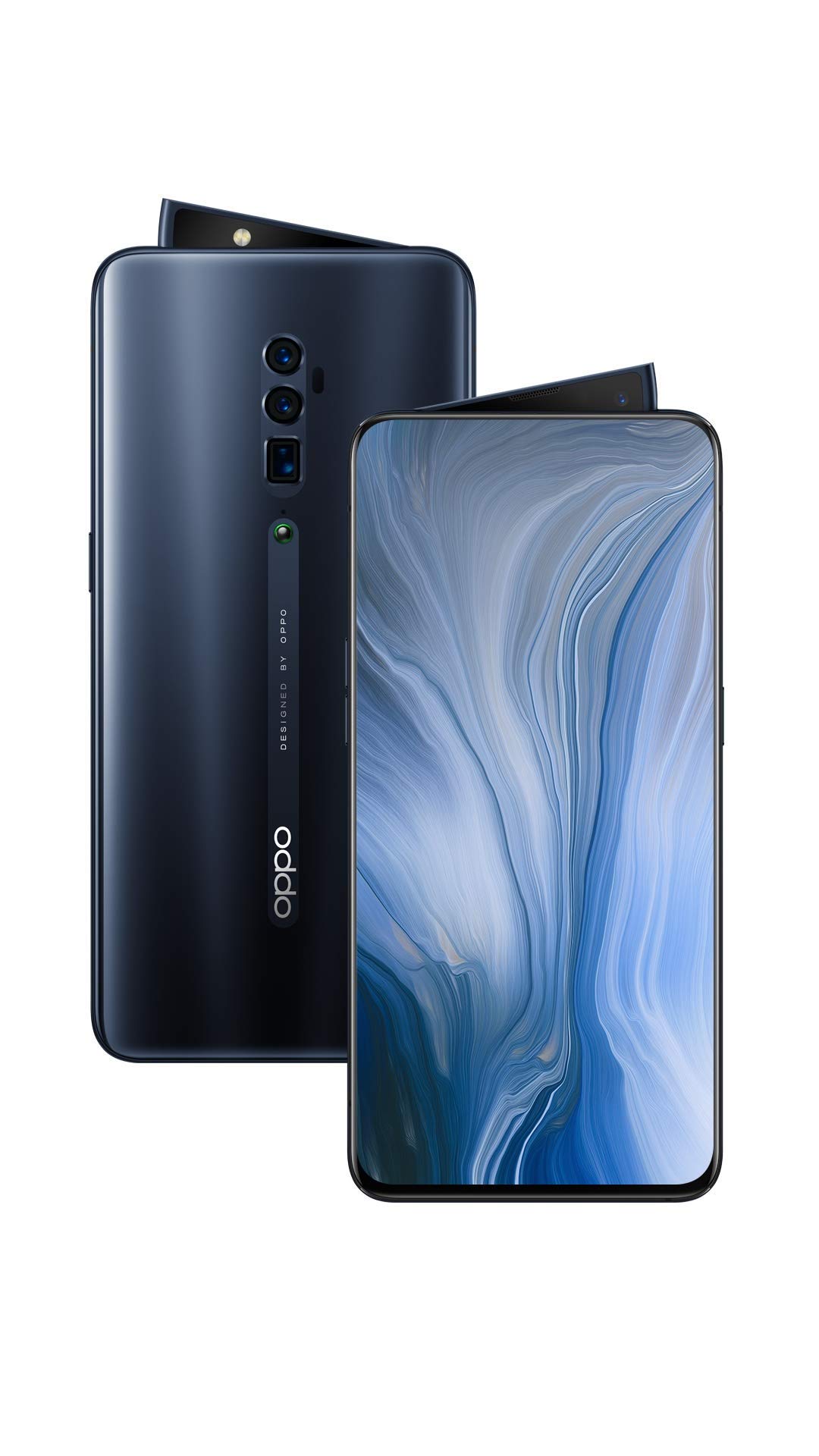 Oppo Reno 10X Zoom Dual Sim - 256 GB, 8 GB Ram, 4G LTE, Jet Black