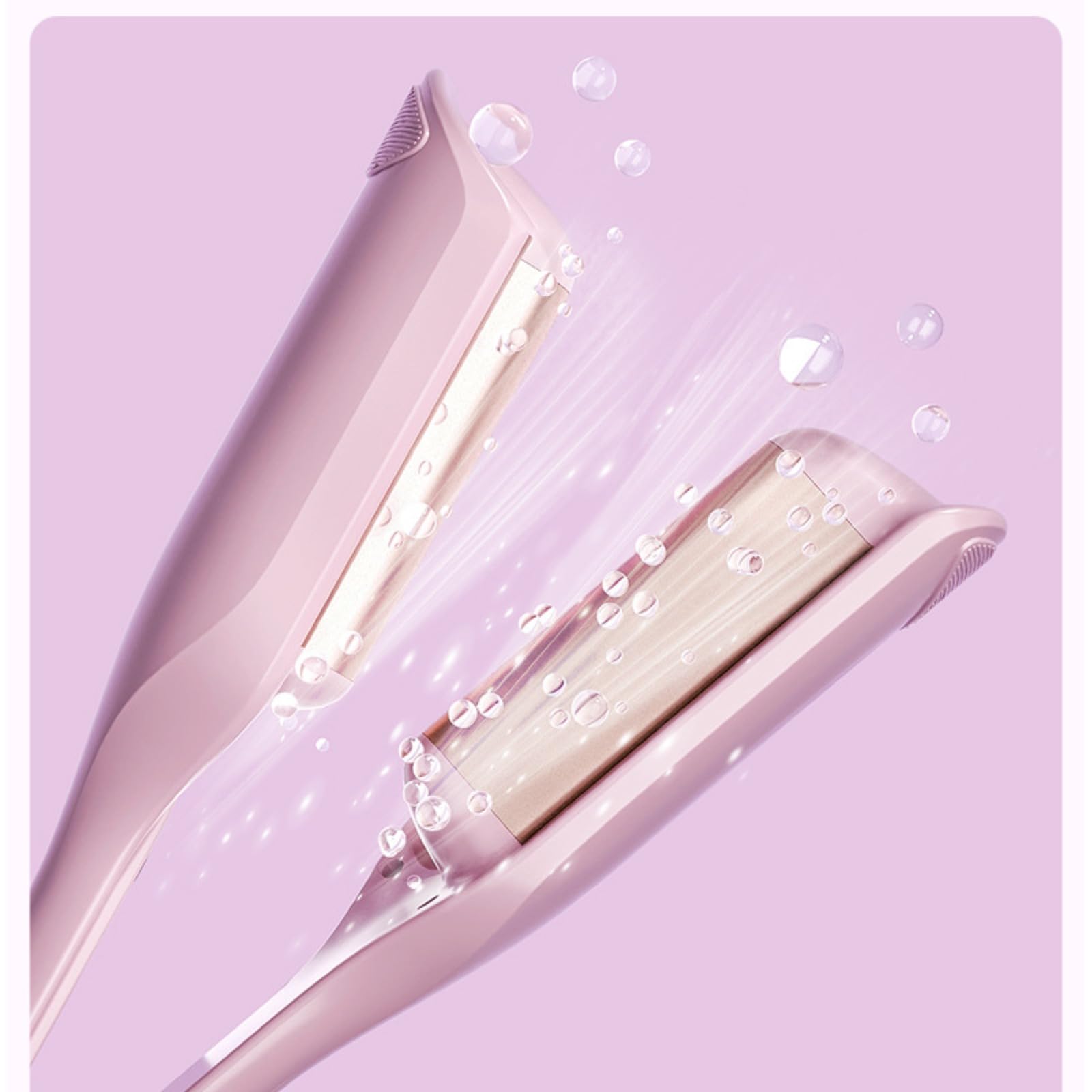 Mybley Wavy Pro – Welleneisen mit 80 Mio. Ionen, Keramikbeschichtung, 11 Temperaturen (130-230°C) für langanhaltende Wellen (Lila)