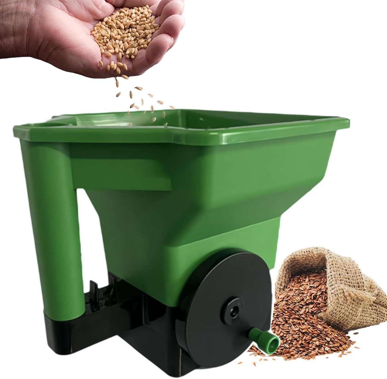 Amazon.com : Pleshycozy Handheld Fertilizer Spreader, 3L Capacity Grass ...