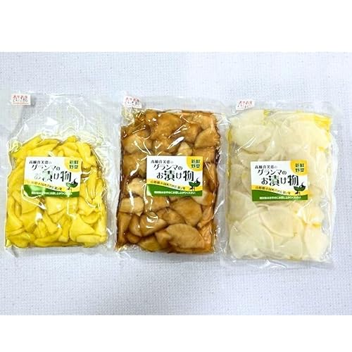 グランマのお漬物(酢漬け・醤油漬け各200g×3袋)計6袋