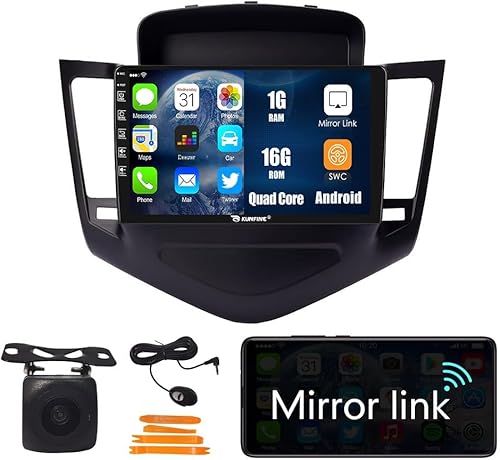 Miniatura 64 de Coche Android Navegación Estéreo GPS Radio Reverse Cámara Pantalla 9 "IPS Pantalla Táctil Headunit Tablet Pad Media Player para Chevrolet Cruze