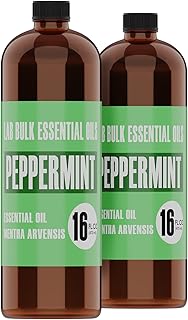 Sponsored Ad - Lab Bulks Peppermint Essential Oil - 16 Ounce Bottle - 2 Pack