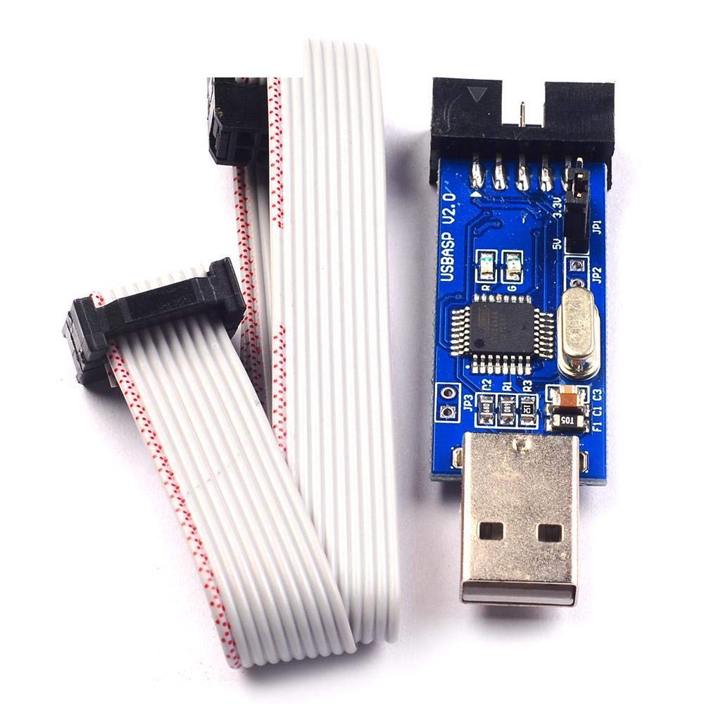 ZZZZS 1LOT ASP ISP AVR Programmer ISP ASP ATMEGA8 ATMEGA128 Support Win7 64K