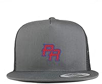 Vista 6 de Trendy Apparel Shop Puerto Rico PR Gorra de malla bordada pequeña de 5 paneles