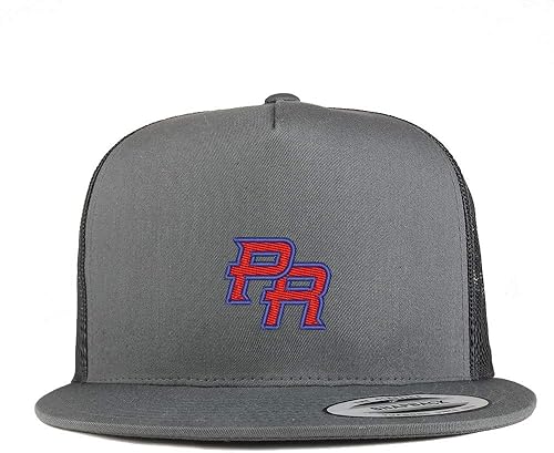 Miniatura 6 de Trendy Apparel Shop Puerto Rico PR Gorra de malla bordada pequeña de 5 paneles