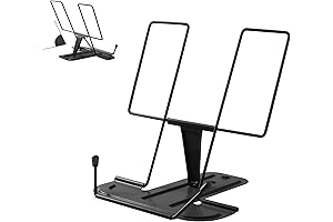 Adjustable Metal Book Holder Book Stand for Reading Cookbook Stand