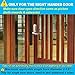 Bravex Right Keyless Entry Door Lock Keypad,Not Deadbolt,Only for Single Borehole Door,Borehole Smaller Than Dia.2-1/8”,Need Drill Additional 4 Holes(Mechanical,Does Not Lock Automatically)