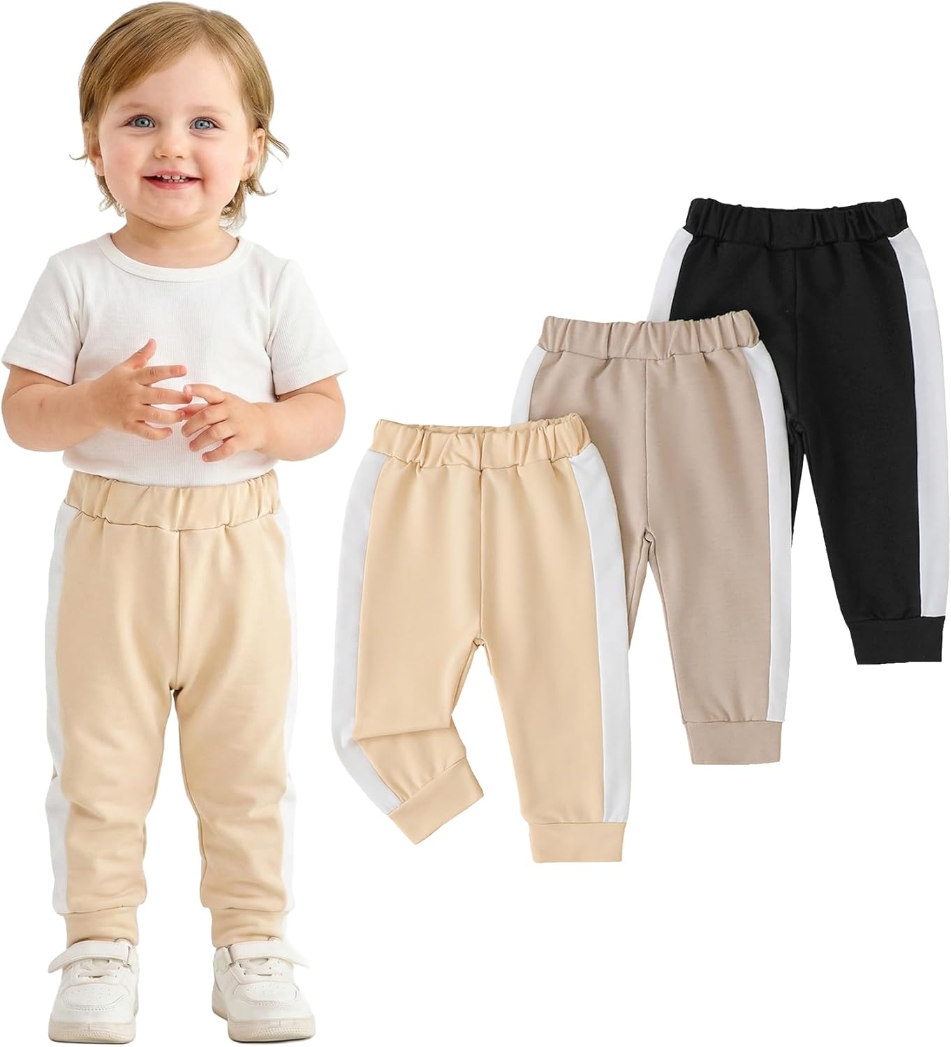 Baby Girl Pants 3 6 9 12 18 24 Months Baby Pants 2T 3T 3 Pack Toddler Leggings Sweatpants Infant Girl Leggings