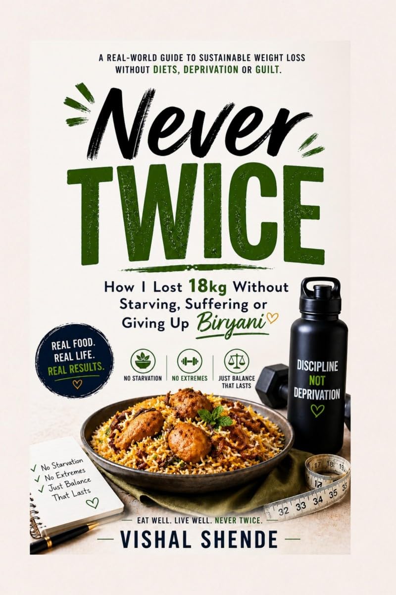Never Twice: How I Lost 18kg Without Starving, Suffering or Giving Up Biryani