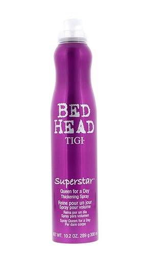 Tigi Bed Head Superstar Queen for a day Thickening Hair Spray de 102onza Tigi Bed Head Superstar Queen for a day Thickening Hair Spray de 102onza