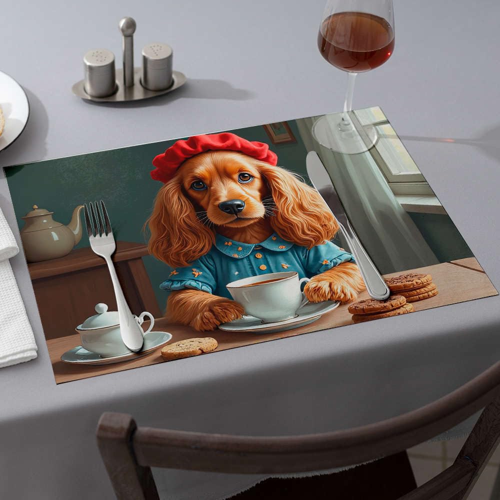 Sets de table de salle à manger de qualité supérieure lot de 6 sur le thème de Pâques