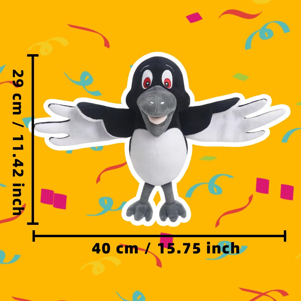 Steve and Maggie-Plush Toys for for Kids 1+, Soft character and birds for Pretend Play, Nursery Rhymes & Learning, Interactive Toddler Toy for birthday gift(maggie plush toy)
