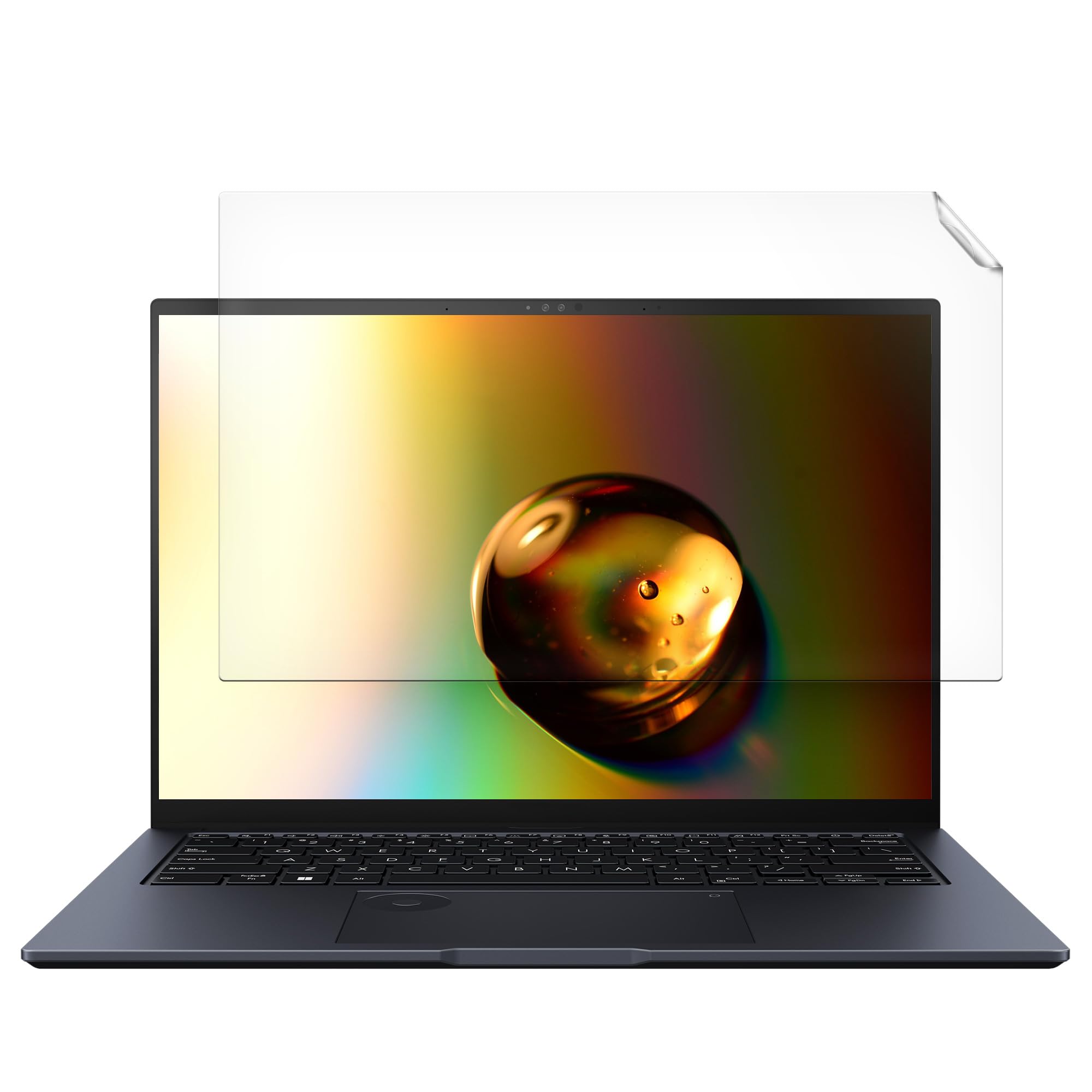 kwmobile Pellicola Protettiva per Display Compatibile con ASUS Zenbook 14 OLED 2024 14" - Pellicola Screen Cover Opaca antiriflesso con Effetto Anti-Impronte