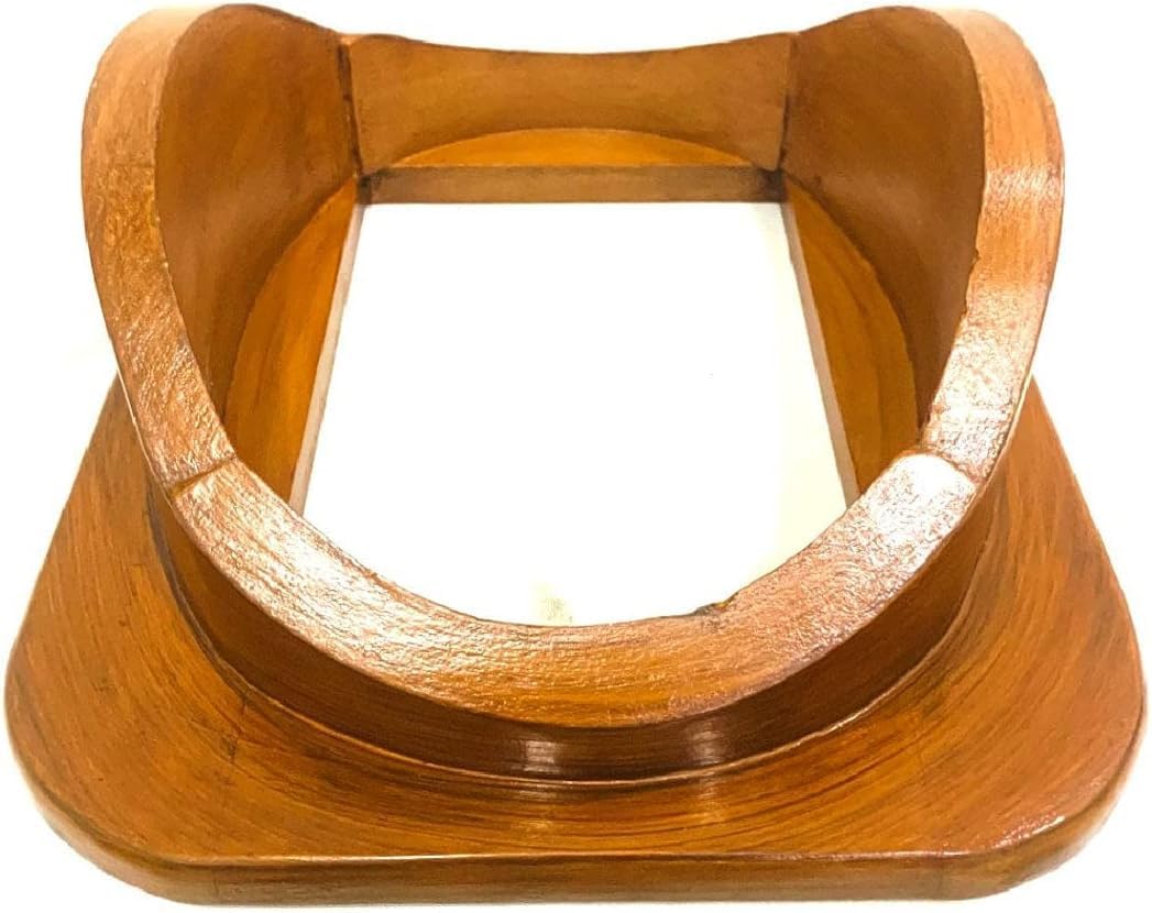 Generic Wooden Diving Helmet Stand/Base U.S Navy Mark V Scuba Divers Helmet Brown Finish Wooden Base - Wooden Display Scuba Dive Helmet Stand US Military Diving Gear Holder Home Office Decor