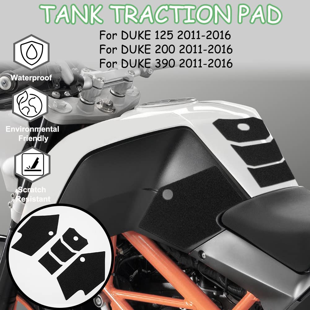 Lorababer Motorcycle Fuel Gas Tank Sticker Decal Peva Traction Pad