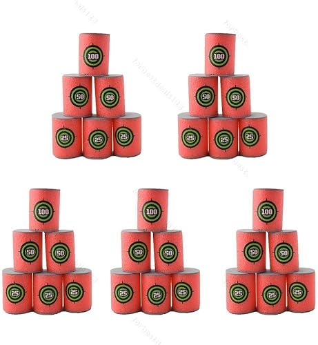 30pcs Soft EVA espuma de Target DartPistola de juguete Shoot dardos para Nerf N-strike Blaster de bala, 6pcsset, 5-Set