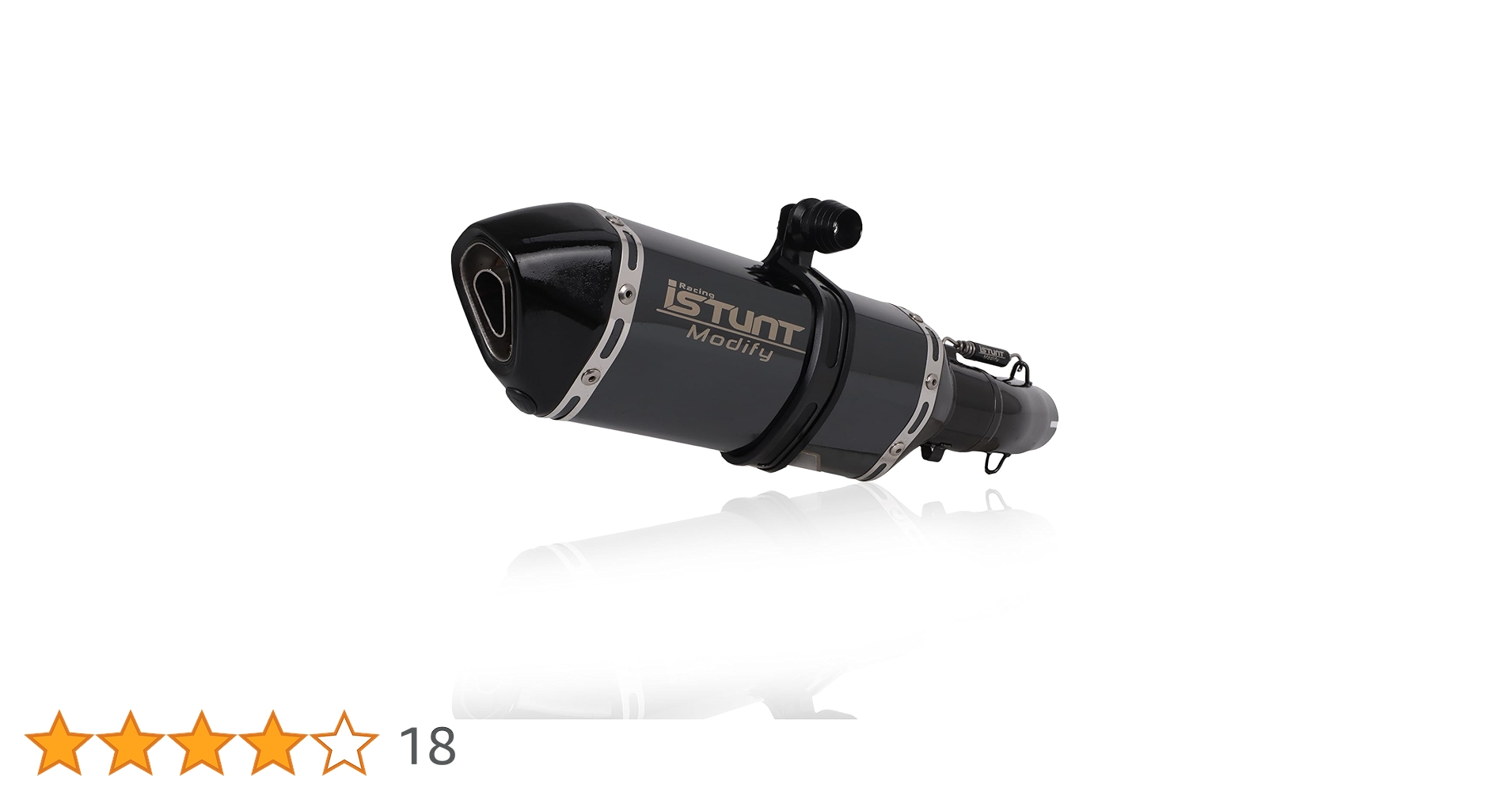 Amazon | ISTUNT オートバイ スリップオン ハーフエキゾースト
