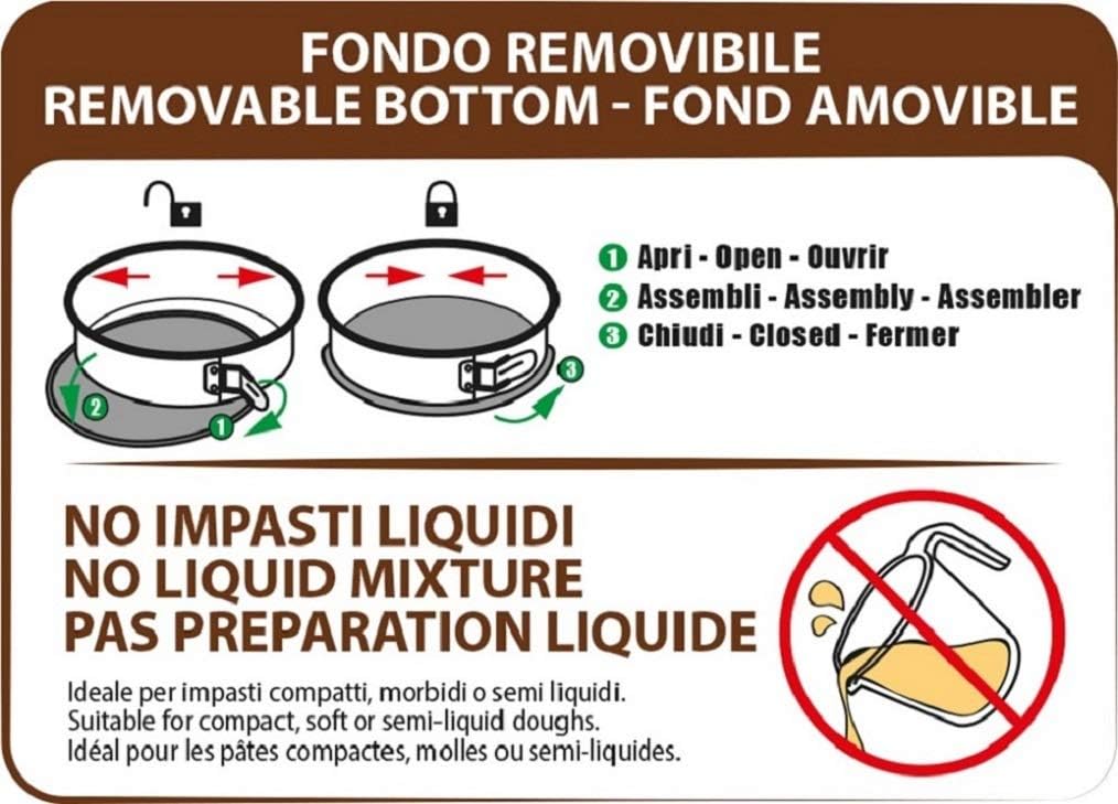 Rossana 2.0, 1 Bottom 28 cm, Steel Non-Stick Coating, Drip Proof Bottle, Red/Grey