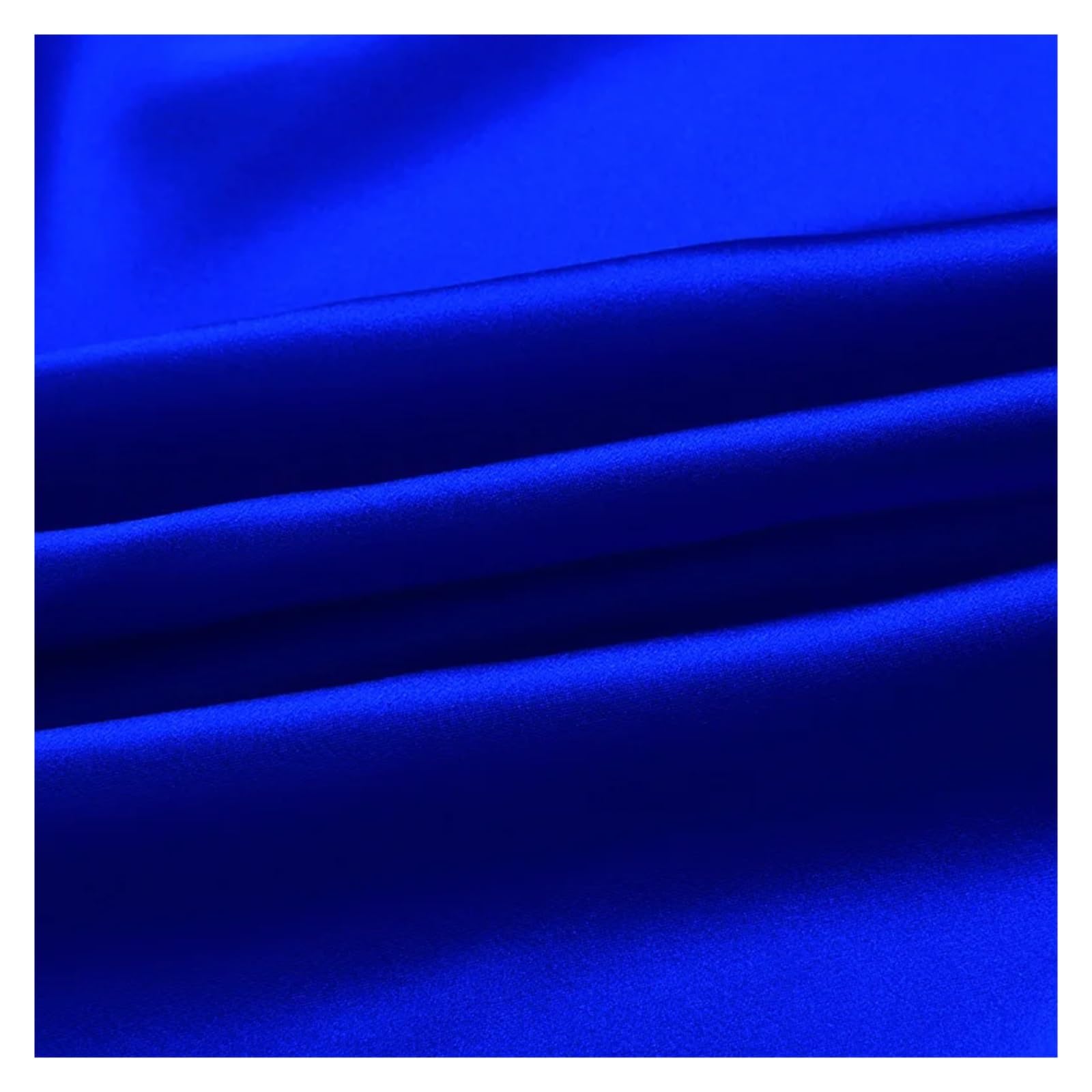 Tela De Raso Tela Charmeuse transpirable de seda morera, 16, 19, 22, 30 y 40 mm, 114 cm ancho, color azul rey para Manualidades DIY(40mm)