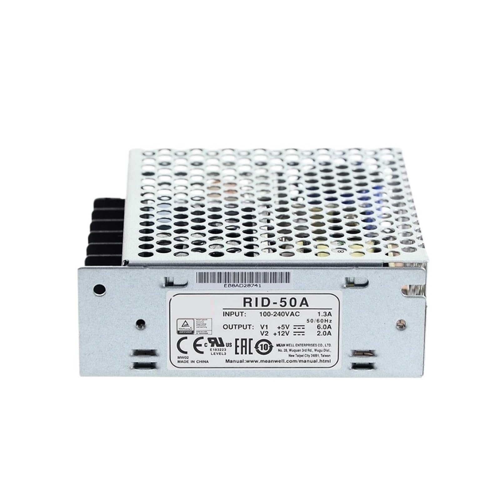 MUYTQAERG RID-50 RID-50A RID-50B 53.6W Dual Output Switching Power Supply