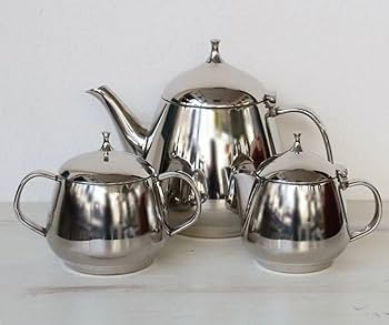 ラッキーウッド　LUCKY WOOD RUBIEN　ステンレス　カフェセット ラッキーウッド LUCKY WOOD RUBIEN ステンレス ティーポット