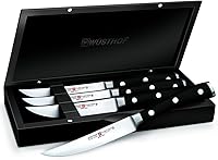 Vista 1 de WÜSTHOF Classic IKON - Juego de cuchillos para carne de carbono (4 piezas)