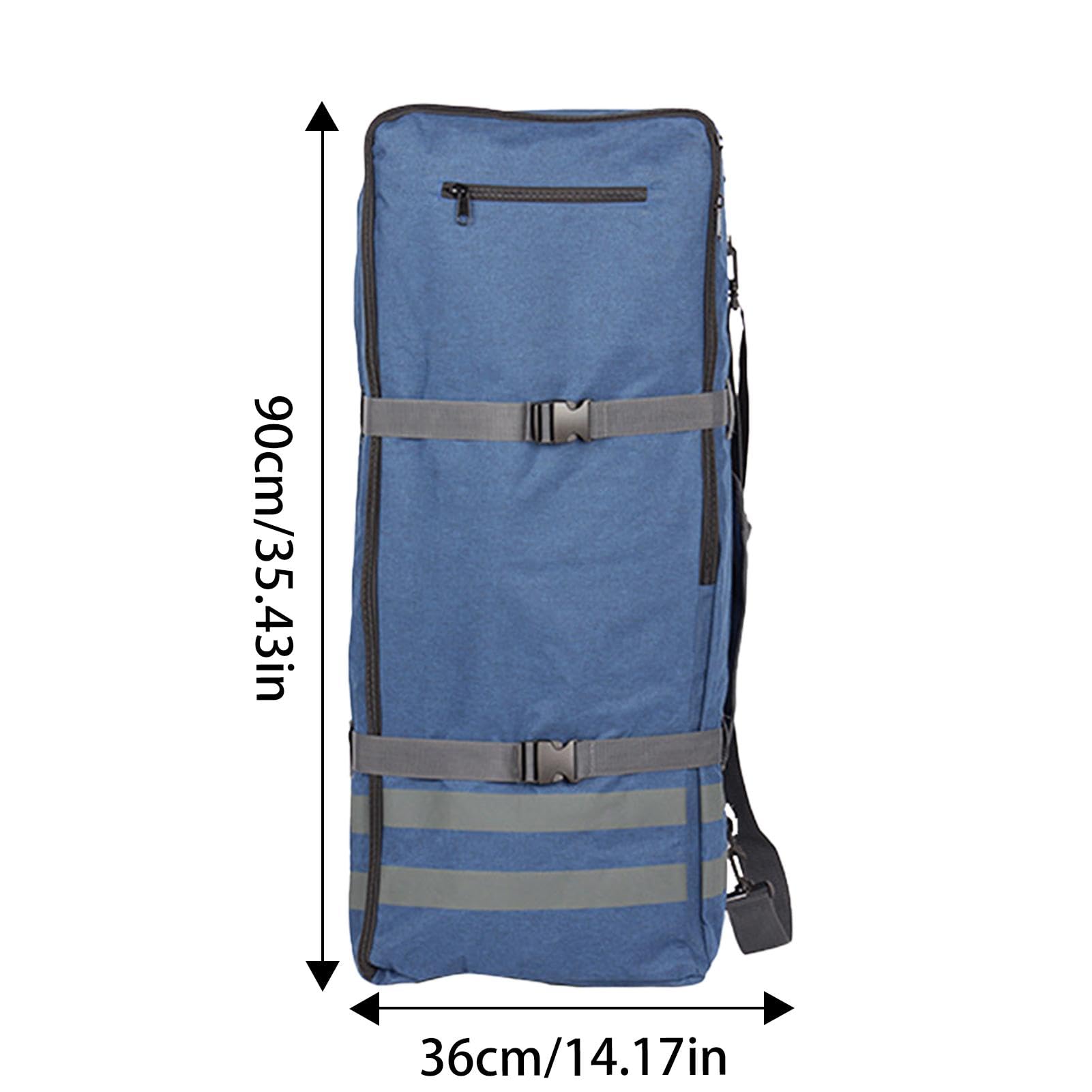 Borsa per stand up paddle, trasporto paddleboard, zaino gonfiabile, capacità 84 l, tracolla regolabile, accessori per sport acquatici all'aperto