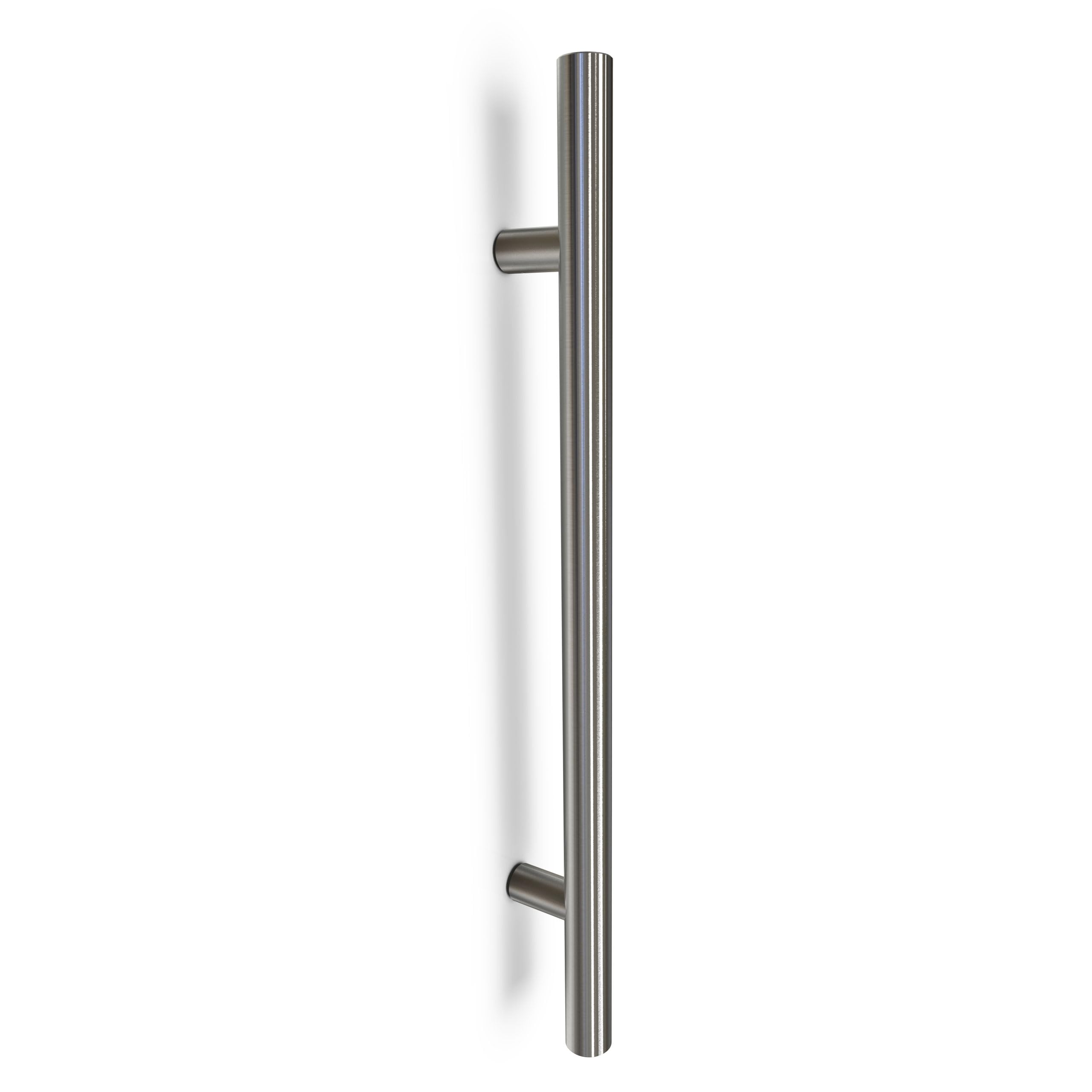 Oppali Brushed Stainless Steel 304 Entrance Door Pull Handle | Handle Diameter 30mm | Round T-Bar | 100cm Total Length