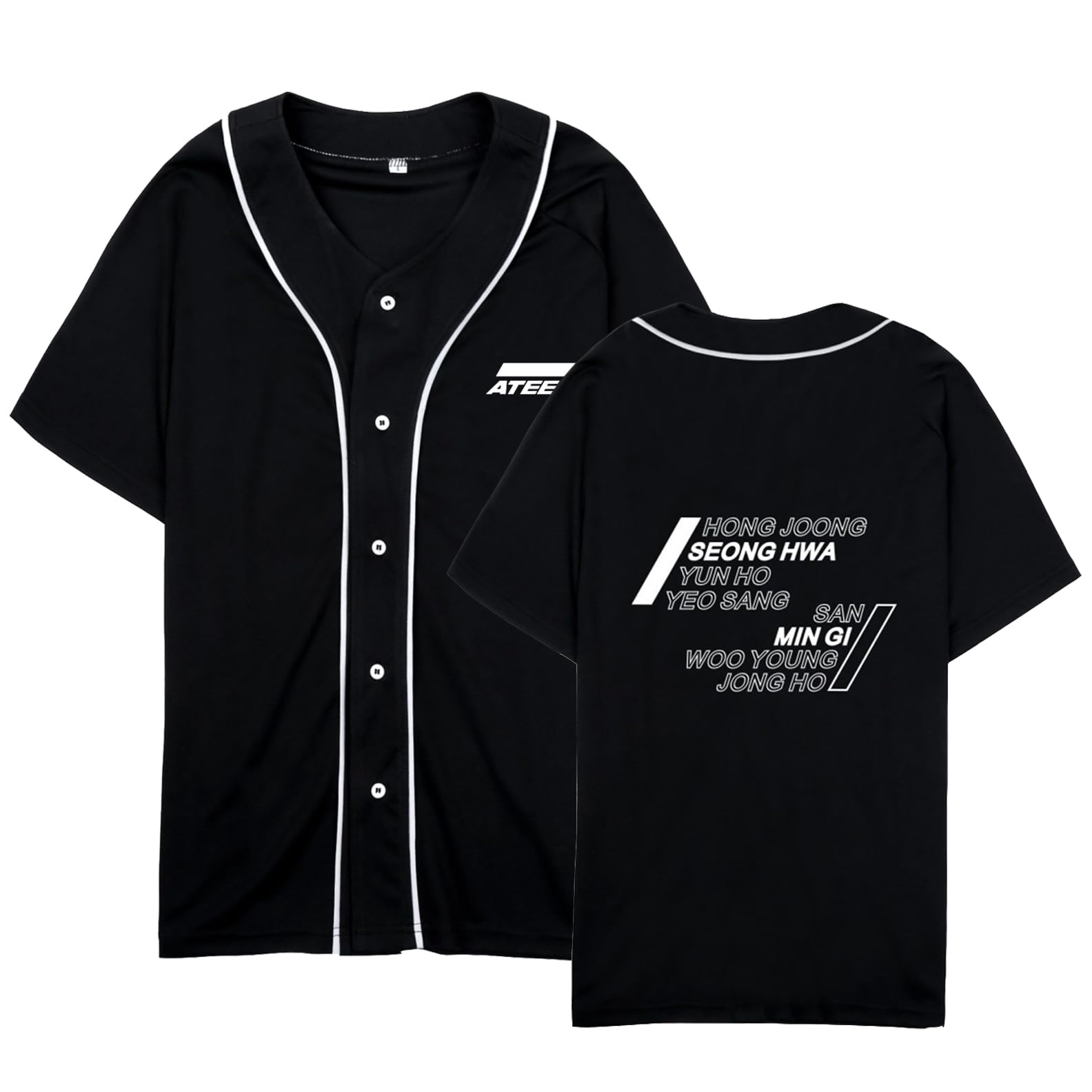 Xkpopfans Baseball Jersey T-Shirts Hong-Joong Seong-HWA Yun-Ho Tee Shirt