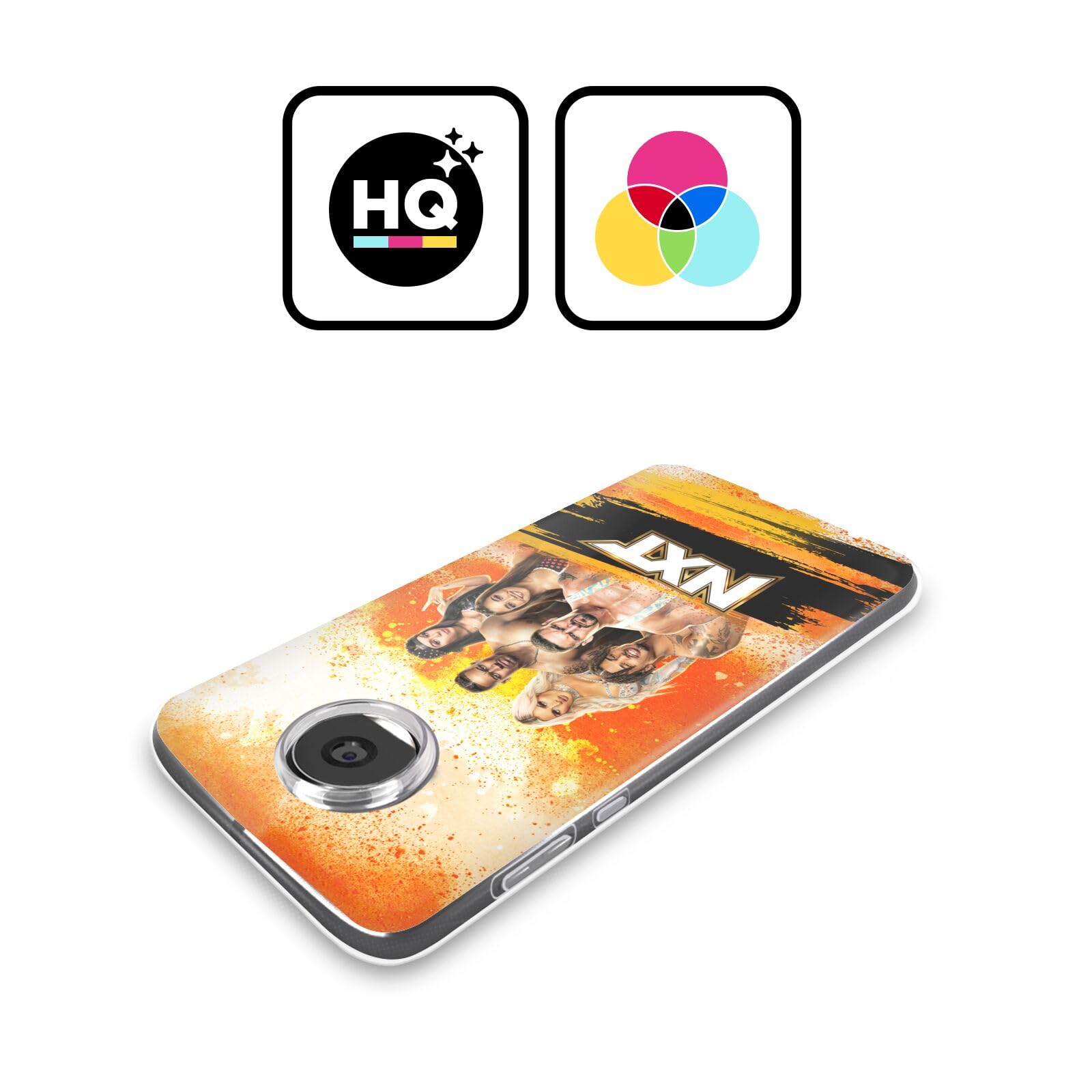 Head Case Designs Officially Licensed WWE NXT Pay-Per-View Superstars Soft Gel Case Compatible with Motorola Moto G52