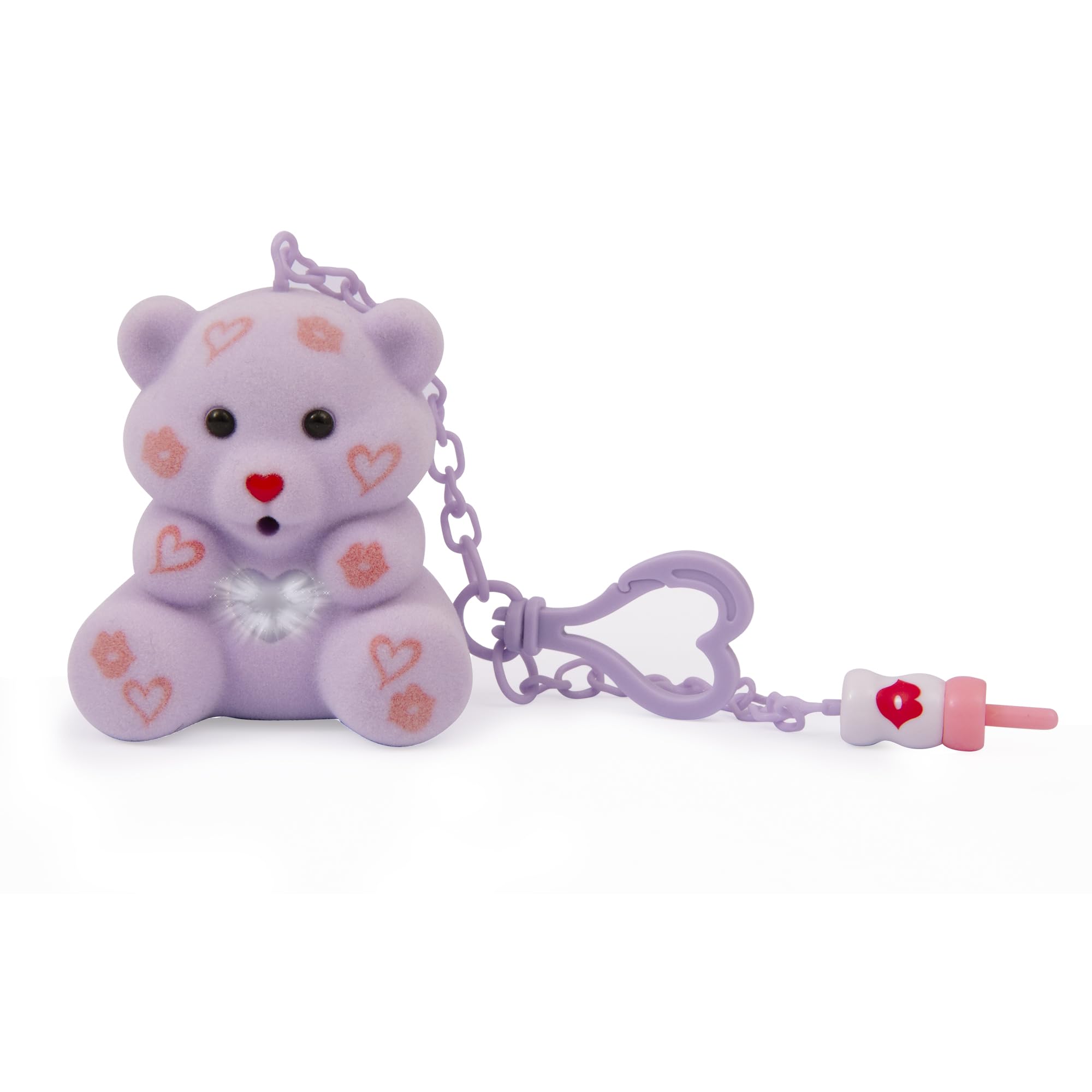 Giochi Preziosi COCCOLOTTI, interaktywny miś, który cię całuje, efekty świetlne, fioletowy wzór, dla dzieci od 3 lat, CCL094