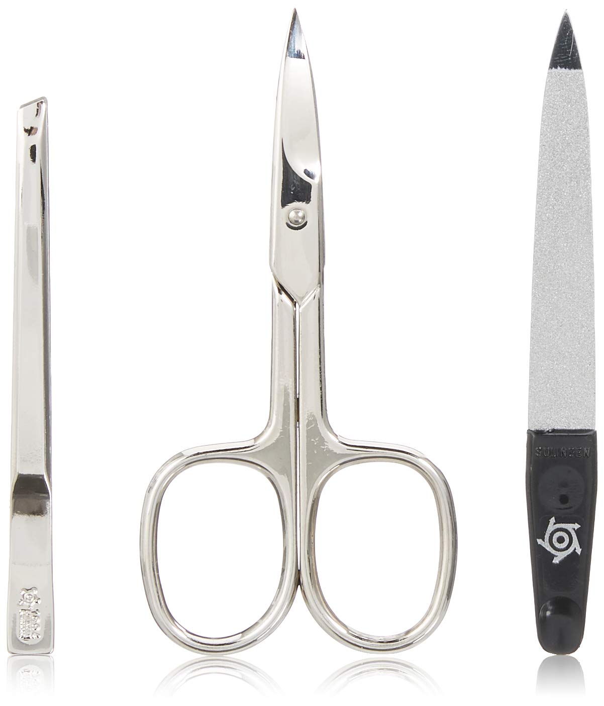 PfeilringTrendy PF-Basic-Nickel 3-Piece Case Nappa Leather Dark Blue