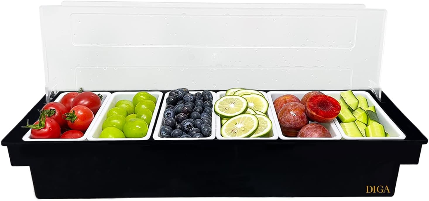 Bar Accessories Food & Condiment Dispenser Ice Cooled