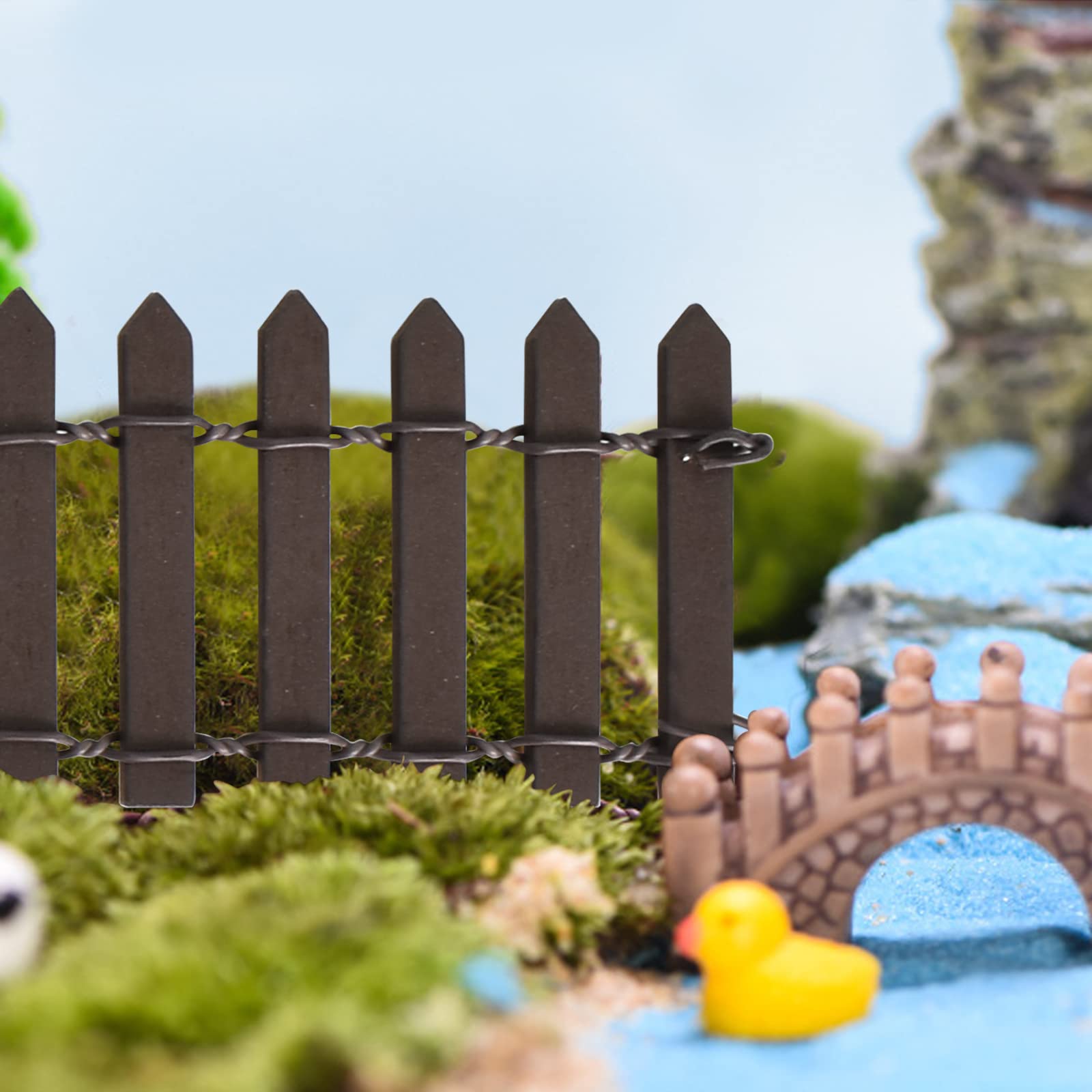 Decoración Bonsái Casitas Valla Miniatura De Madera - 90x5 Cm - Para  Jardines De Hadas, Terrarios Y Casas De Muñecas - Decoración Rustica Valla  90x5cm Jardín Hadas Terrarios Bonsái, image size:1600x1600