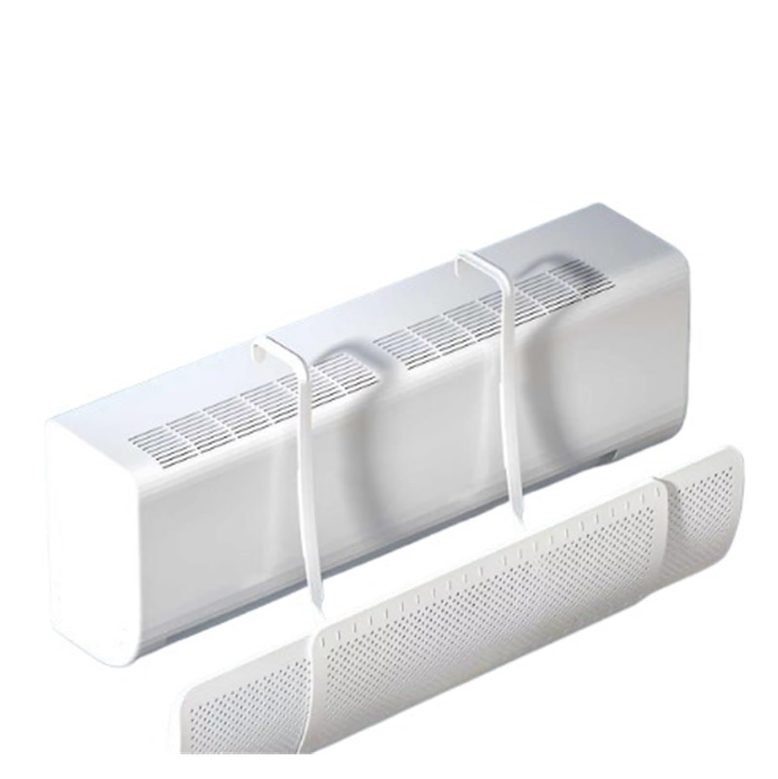 Txnbiupcz White Adjustable Air Conditioning Cover Wind Deflector