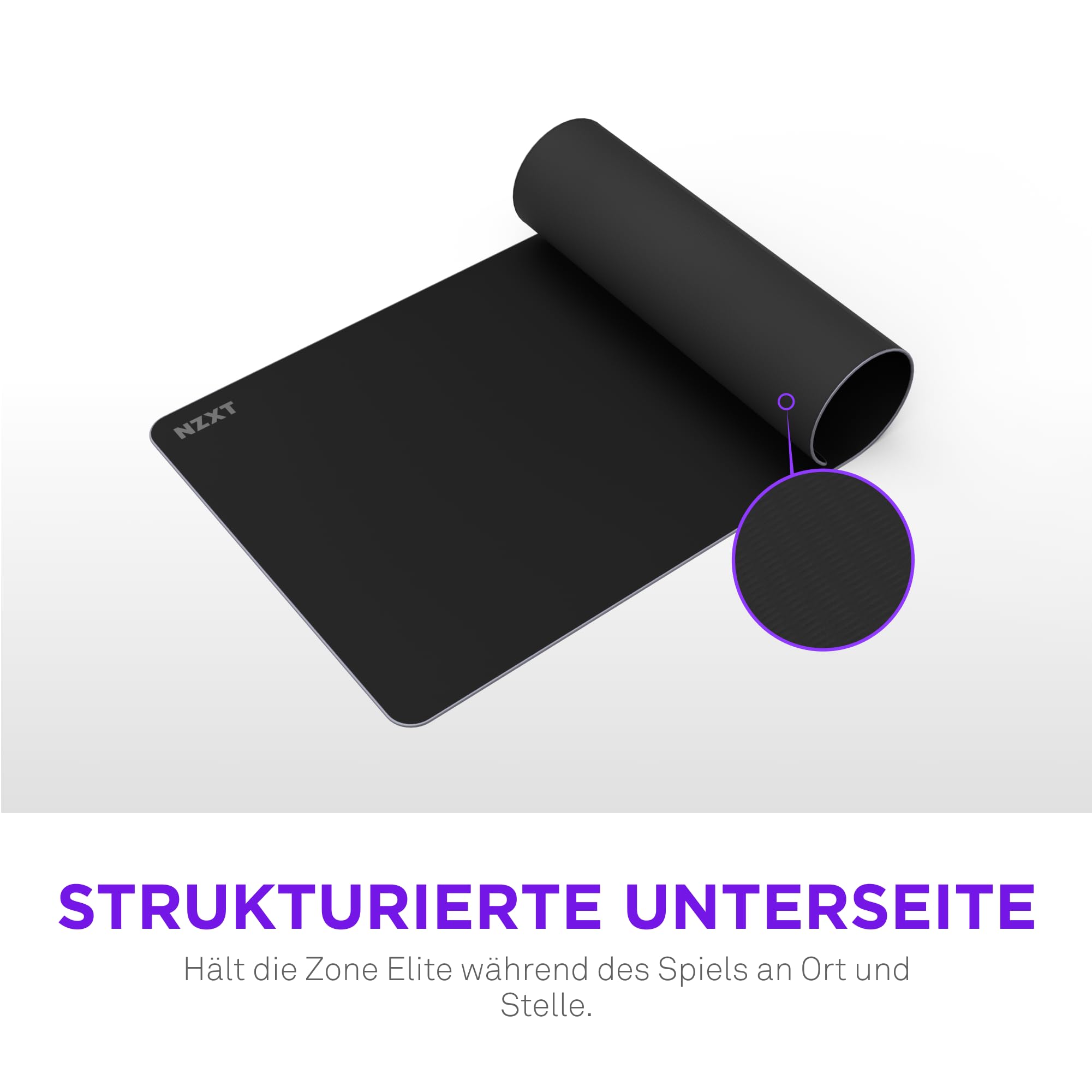 Nzxt Zone Elite – XXL-Premium-Gaming-Mauspad – Ultra-Glatte Nano-Knit-Stoffoberfläche – optimiert für Geschwindigkeit und Kontrolle – spritzwassergeschützt 900L – Bild 7
