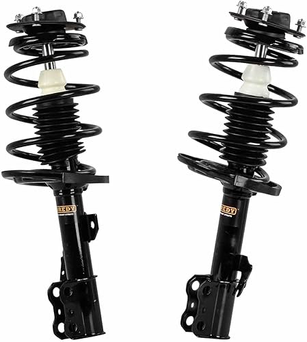 Miniatura 1 de OREDY 2 puntales delanteros completos con resortes helicoidales de repuesto para Toyota Camry Solara Lexus ES330-172205 172206 2004 2005