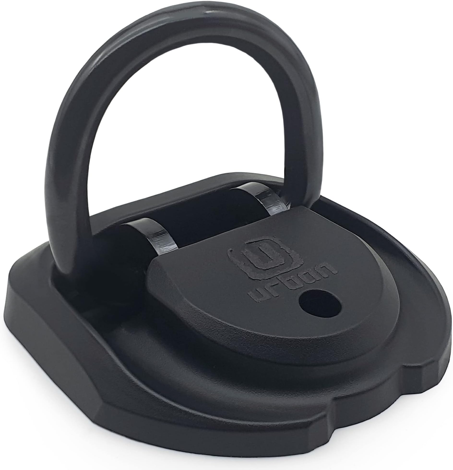 urban UR56 Tested High Security Ground Anchor for Motorcycle, Thicker ø16 Hardened Steel Ring, Foldable, 4 Expansion Bolts, Heavy Duty Anti-theft Wall & Floor for eBike, Trailer, Parking Garage