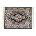 Blue Oriental Woven Rug Mouse Pad - Turkish Style Carpet Mousemat